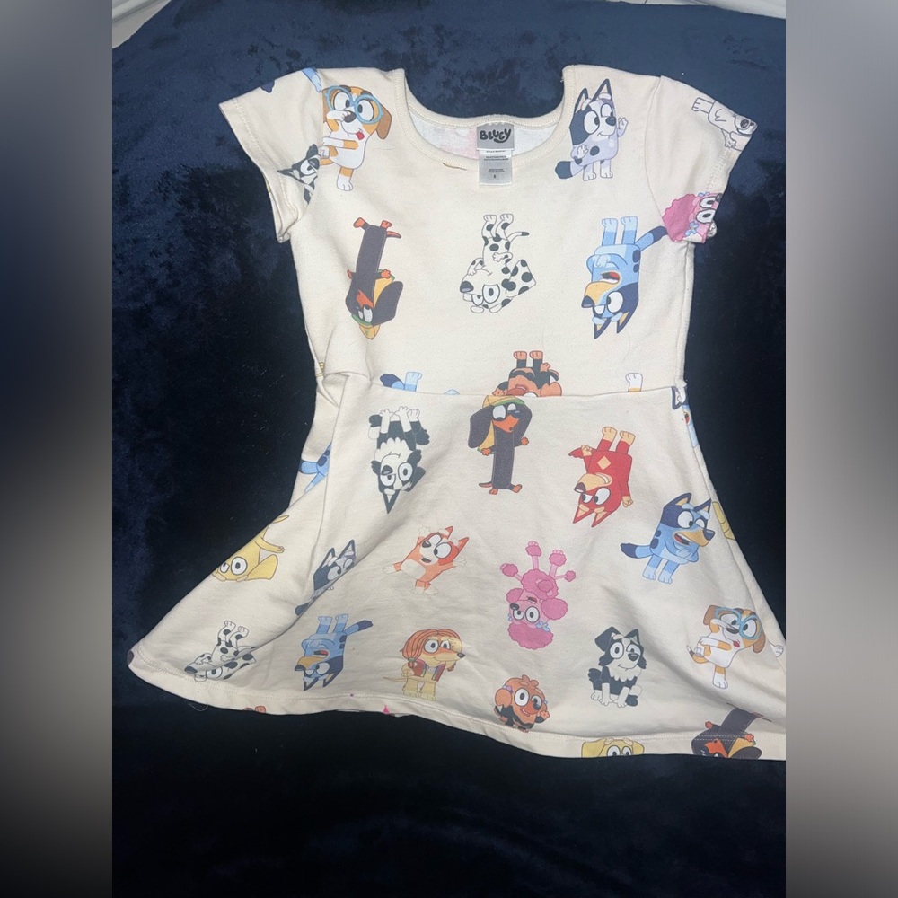 Cute  Bluey & Friends Dress